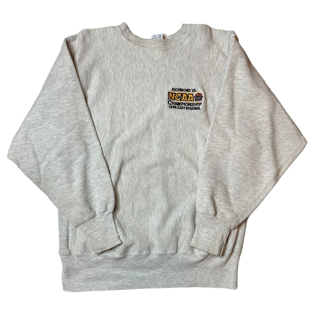 VTG 90s Champion Reverse Weave Warmup Final 4 Richmond Crewneck Sweatshirt Sz XL